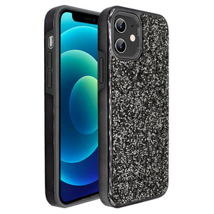 Black Ibrido Diamond Case for iPhone 12 / 12 Pro