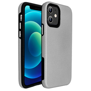 Silver Ibrido Tri Case for iPhone 12 Pro Max