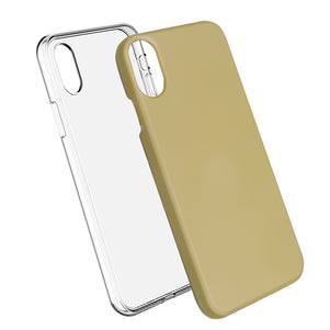 Gold Ibrido Case for iPhone XR