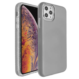 Silver Ibrido Case for iPhone 11 Pro