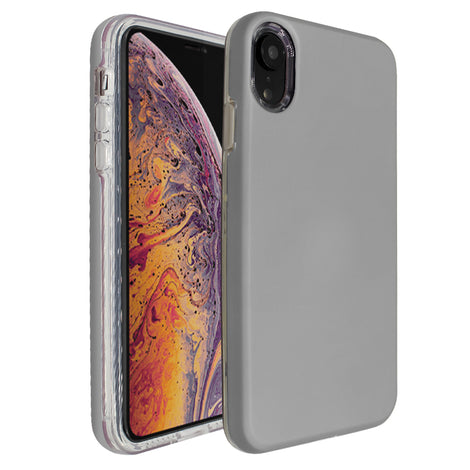 Silver Ibrido Case for iPhone XR