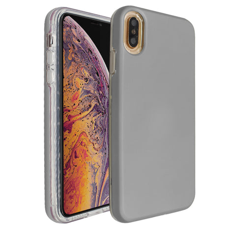 Silver Ibrido Case for iPhone XS Max