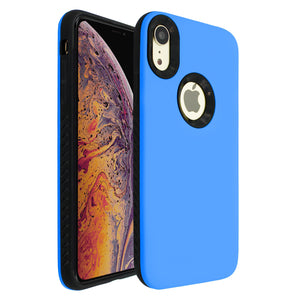 Dark Blue Ibrido Skin Case for iPhone XR