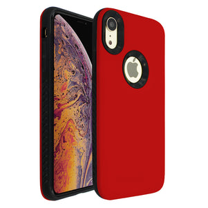 Dark Red Ibrido Skin Case for iPhone XR