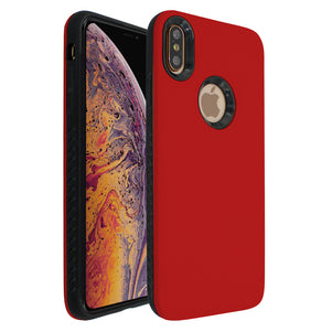 Dark Red Ibrido Skin Case for iPhone X/XS