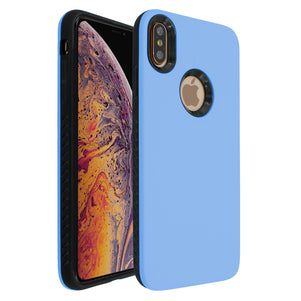 Light Blue Skin Ibrido Case for iPhone X/XS