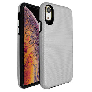 Silver Ibrido Tri Case for iPhone XR