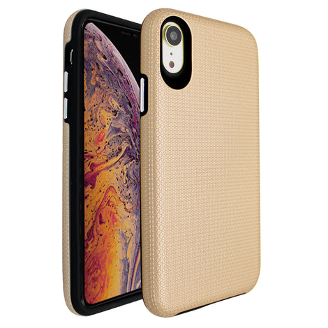 Gold Ibrido Tri Case for iPhone XR