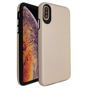 Gold Ibrido Tri Case for iPhone X/XS