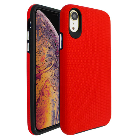 Red Ibrido Tri Case for iPhone XR