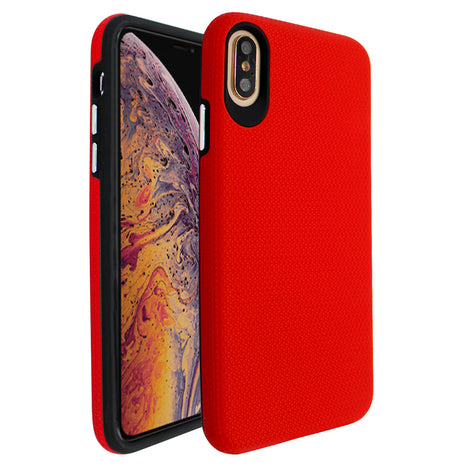 Red Ibrido Tri Case for iPhone XS Max