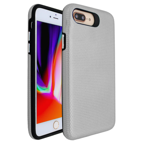 Silver Ibrido Tri Case for iPhone 7/8 Plus