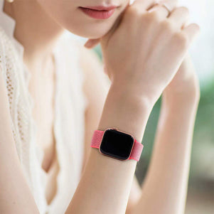 Rose Pink iWatch Nylon Loop Band 42/44mm