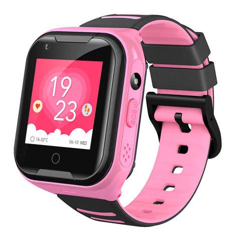 Pink A36 Kids Smart Watch (SIM)