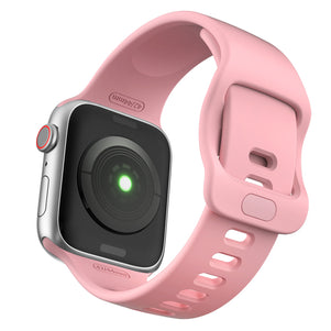 Rose Pink Liquid Silicone iWatch Band 42/44mm