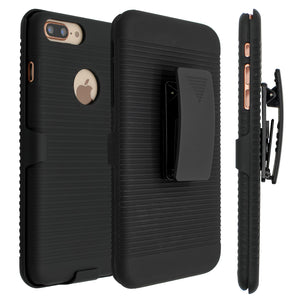 Black Holster Case for iPhone 7/8 Plus