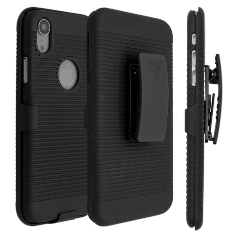 Black Holster Case for iPhone XR