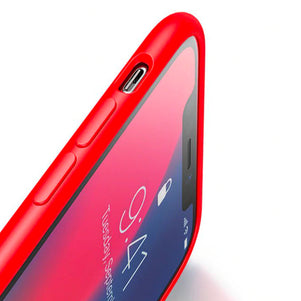 Red Silicona Case for iPhone XS Max