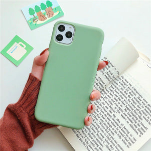 Light Green Silicona Case for iPhone XS Max