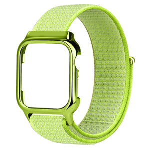 Yellow Nylon iWatch Band with Case 40mm